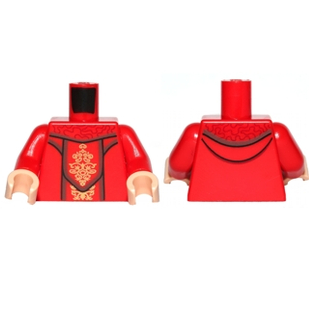 Женское платье Torso SW с золотым орнаментом (Королева Амидала) / Красные руки / Светло-коричневые руки 973pb1222c01