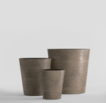 Кашпо, коллекция Concrete (Midnight), форма CRATER