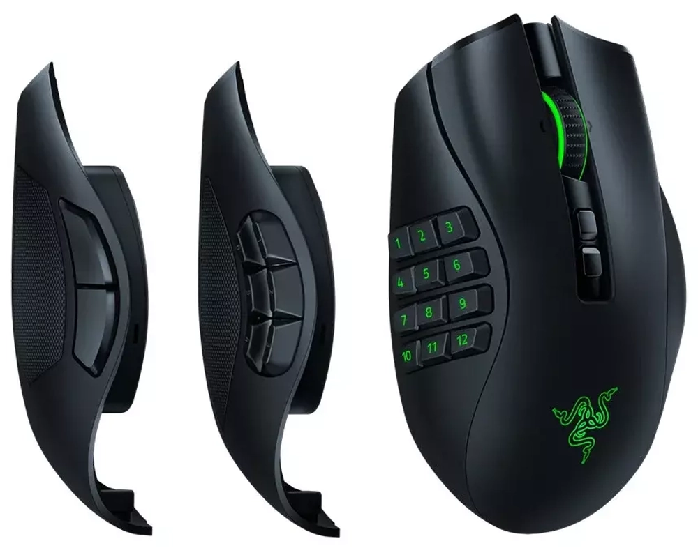 Беспроводная игровая мышь Razer Naga Pro, черный