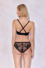 Черный супер пуш-ап бюстгальтер Sublime (Размер: 70F) (Цвет: черный)