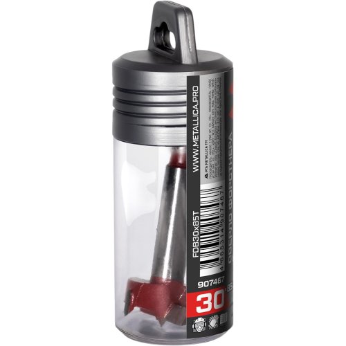 Сверло Форстнера твердосплавное METALLICA Ultra 30x85/55 мм, по дереву   907467