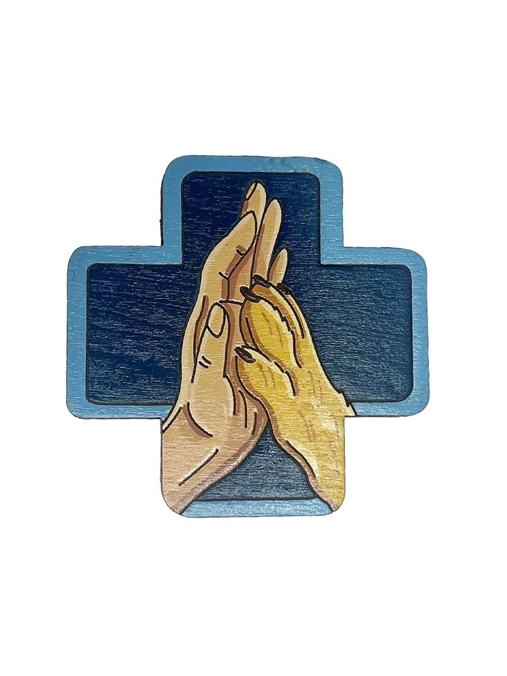 Значок AUGUST WOOD AW_M10 "Сосуд Гигеи"