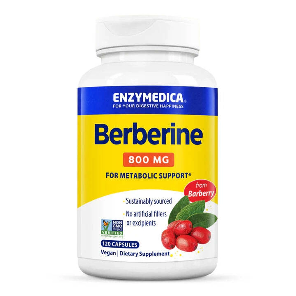 Berberine 800 мг 120 капсул Enzymedica