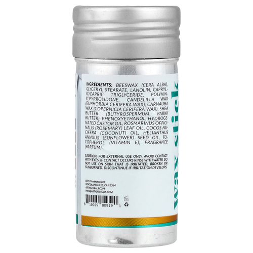 artnaturals, Воск-стик для волос с розмарином и касторовым маслом, для всех типов волос, 75 г (2,7 унции)