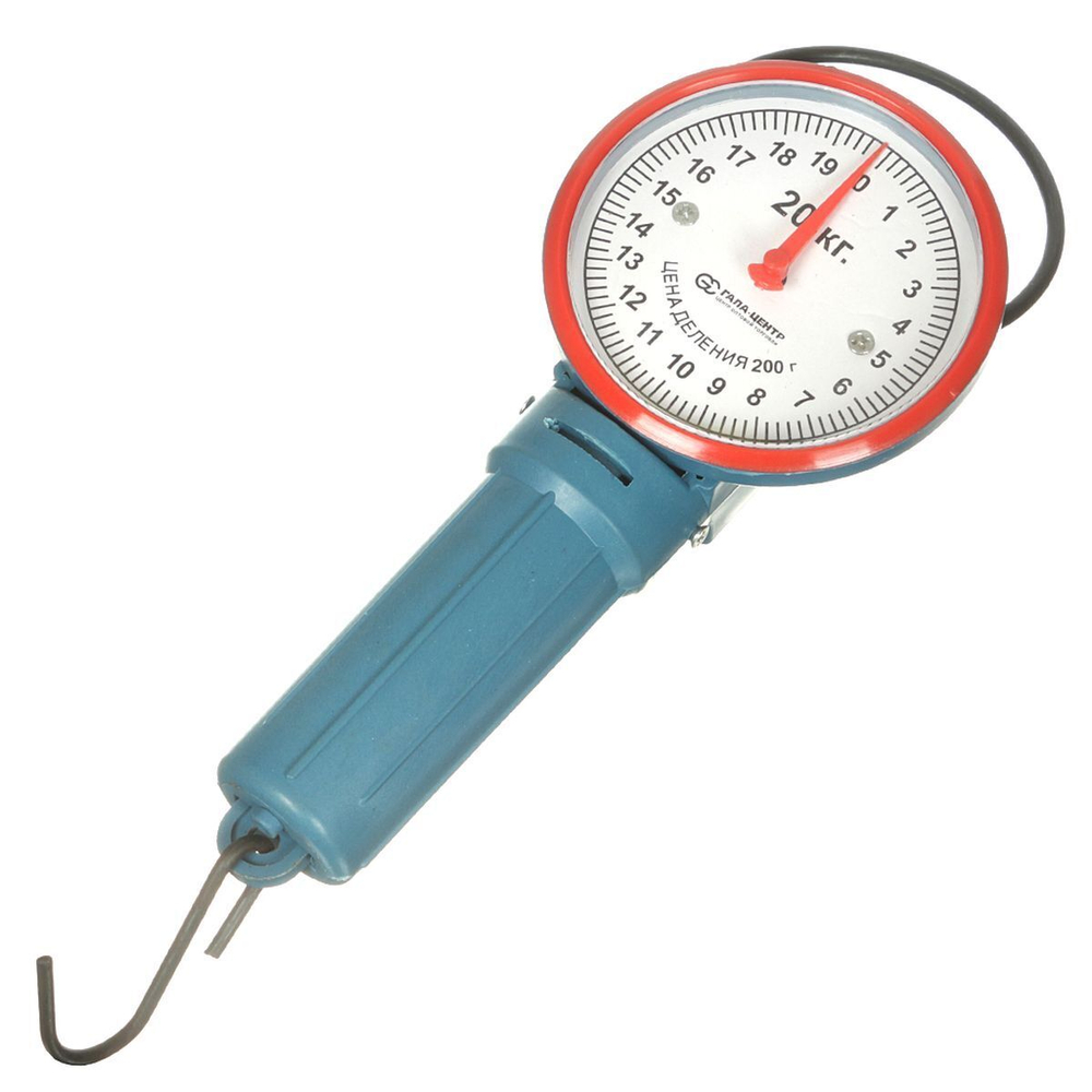 Безмен механический, Х-220, точн 200 г, до 20 кг, круглый, усиленный, 487-001