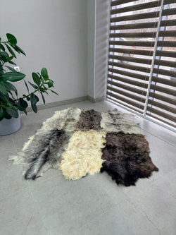 Ковер шкура козья Меховой
