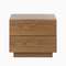 Прикроватная тумба Bora 60х42 см, шпон ореха
