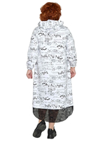 Удлиненная толстовка из футера Гринвич