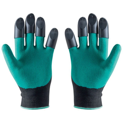 Перчатки садовые с пластиковыми когтями GG-8, размер 9 (L) 003657-SK