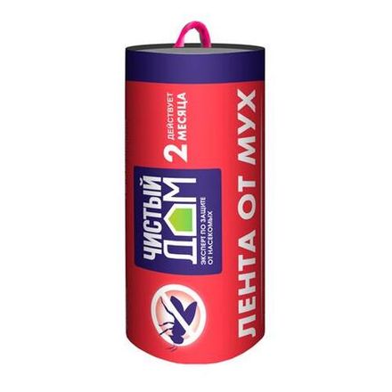 Липкая лента от мух Чистый Дом  (1/120)