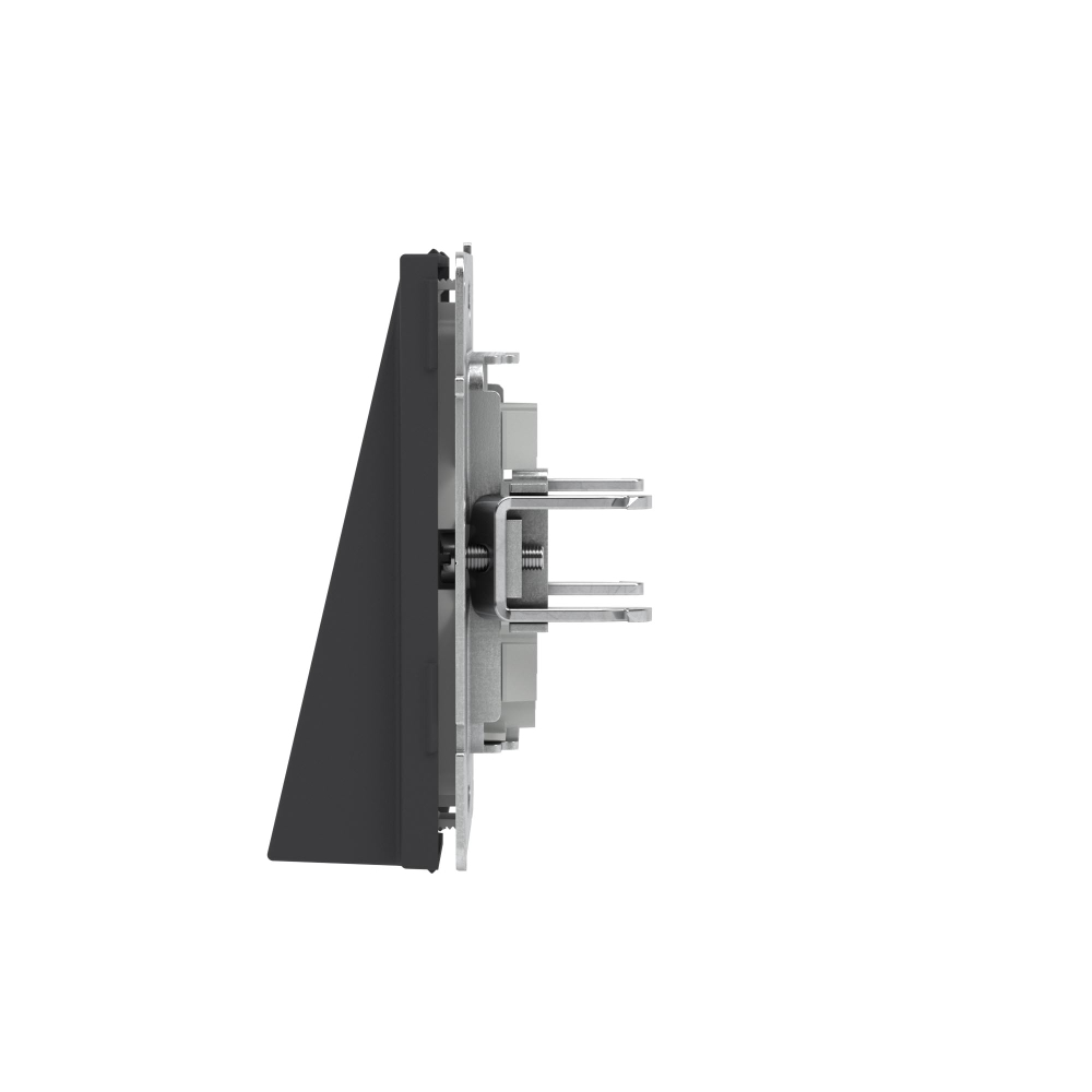 Вывод кабеля из стены, KANT, черный уголь