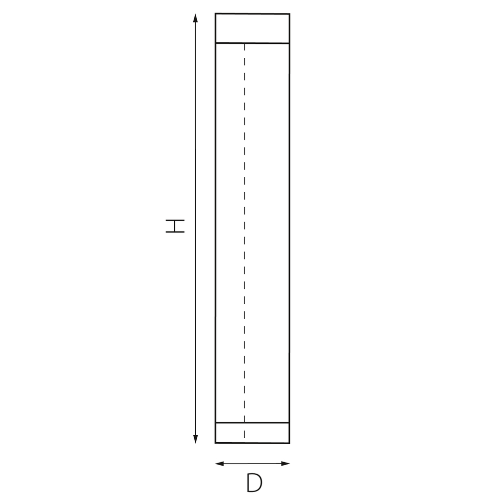 382874 Светильник парковый PALETTO 8W LED 640LM ЧЕРНЫЙ 4000K