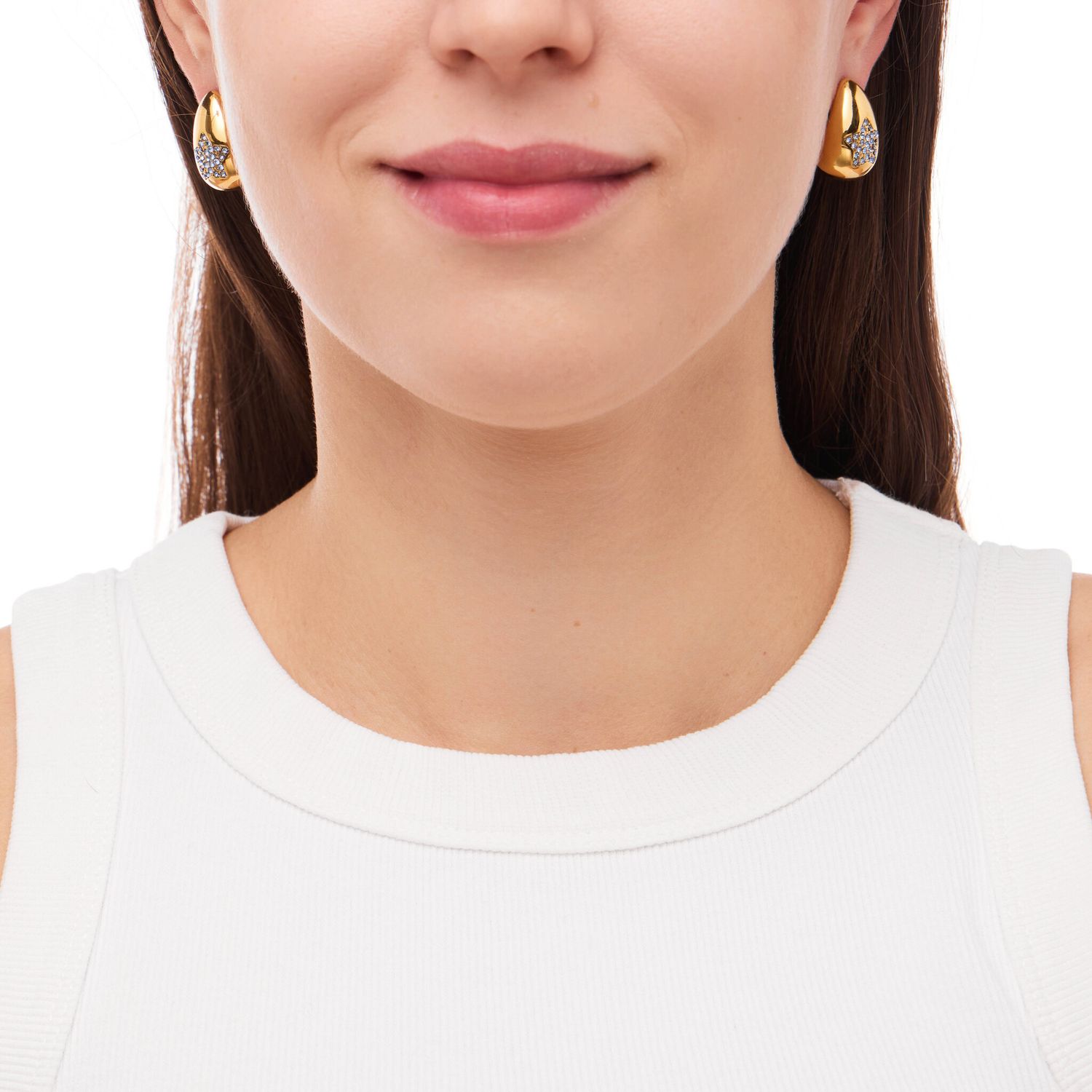 Серьги Chubby Star Ring