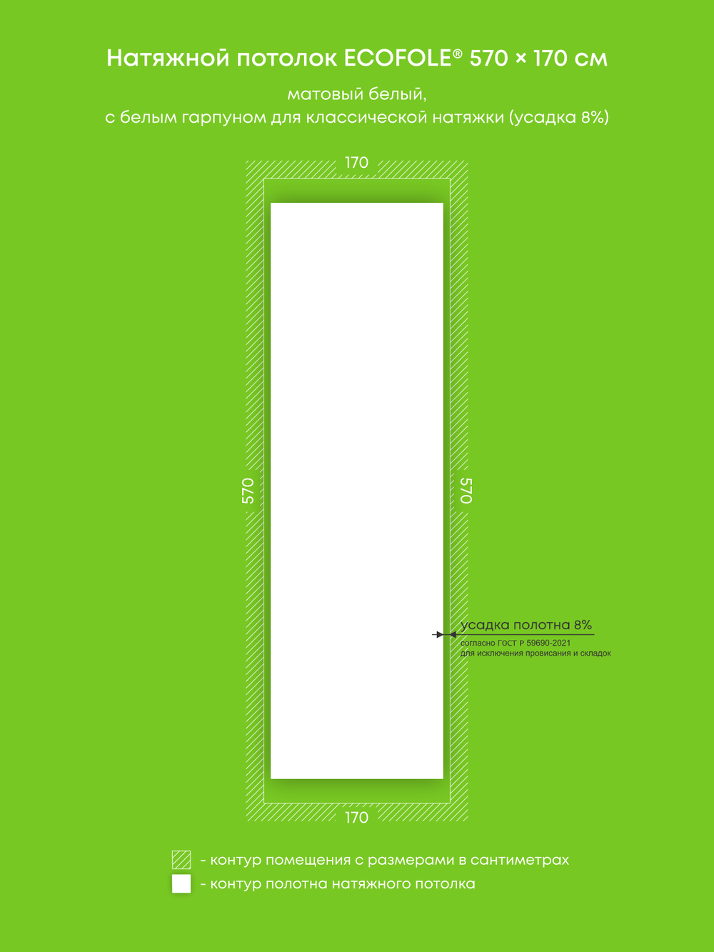 Натяжные потолки 21.2 м2, 13.6 м2, 9.7 м2