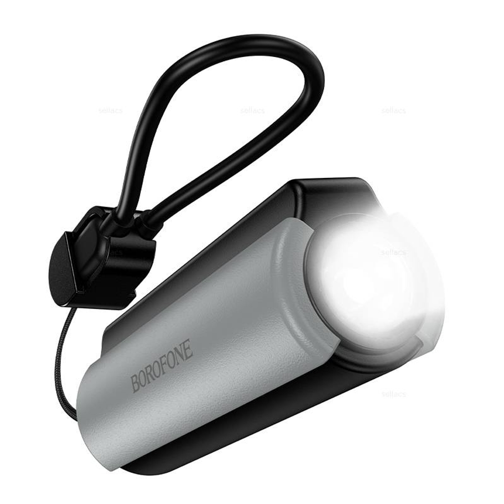 Borofone BJ87 Star портативный аккумулятор с фонариком и кабелем (5000mAh) (Краснодар склад)
