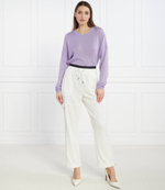 Хлопковый свитер Liu Jo - лавандовый(CA4115 MA63O)