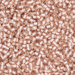 Японский бисер TOHO Round 11/0 (№31F), с внутренним серебрением, прозрачный матовый