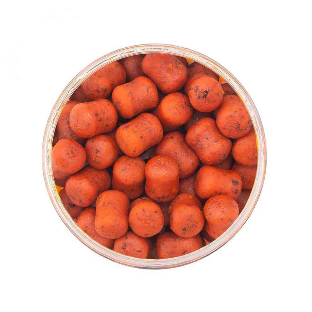 Насадочные DUMBELLS бойлы MINENKO ORANGE PLUM 14x20мм (в дипе)