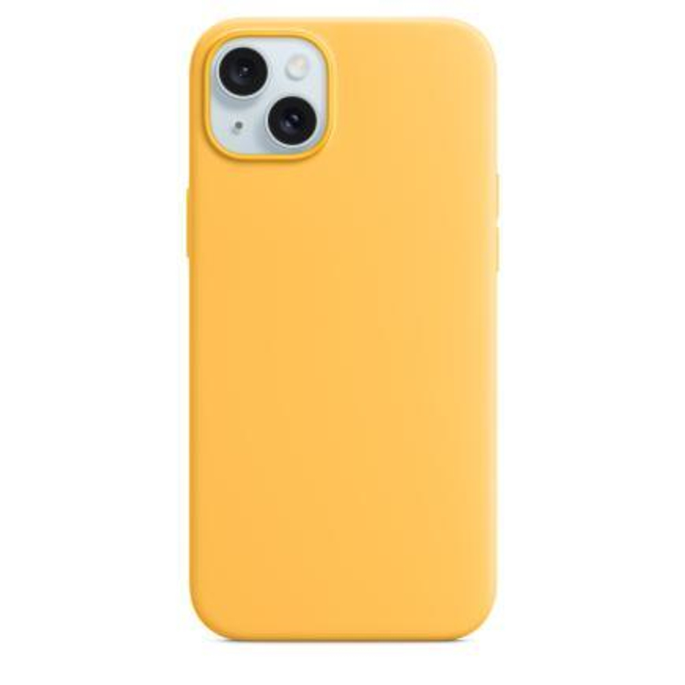 Силиконовый чехол с поддержкой MagSafe Apple Silicone Case для iPhone 15 Plus