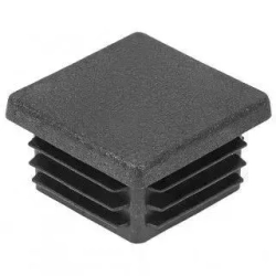 Заглушка для профильной трубы 50х50мм, цвет ЧЕРНЫЙ, 10шт