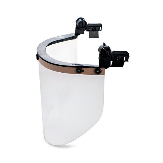 Щиток защитный лицевой РОСОМЗ КБТ SUPER ВИЗИОН с креплением на каску, арт. 04397