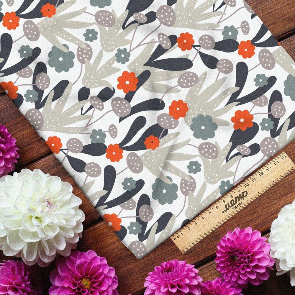 Ткань ниагара волшебный летний бутон