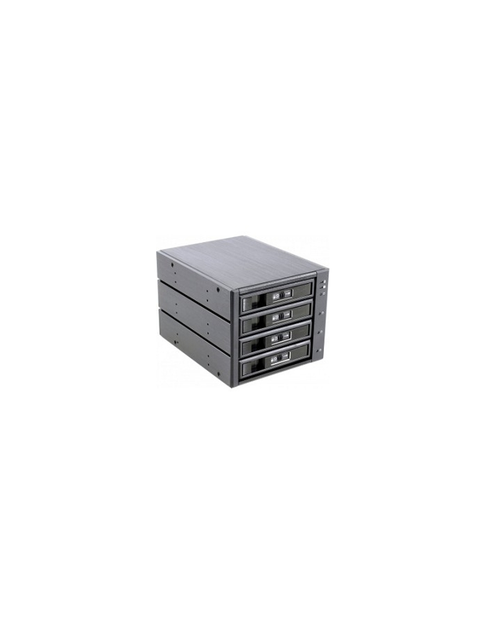 Procase L3-304-SATA3-BK (Hot-swap корзина 4 SATA3/SAS 6Gb, черный, с замком, hotswap aluminium mobie rack module (3x5,25) 1xFAN 80x15mm)