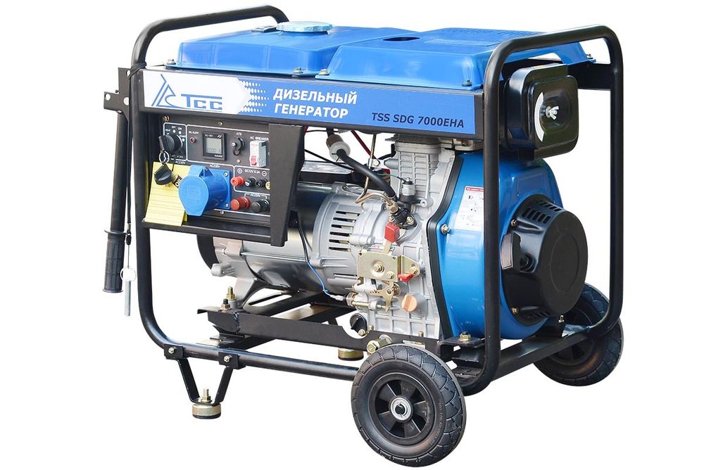 Дизель генератор TSS SDG 7000EHA в кожухе МК-2.1 - [6.5 кВт / 28,2 А]