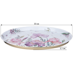 Поднос сервировочный "Irises" 33*2,1см