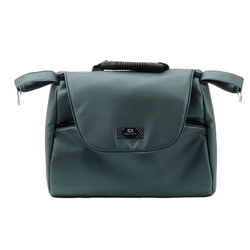 Детская коляска Adamex Bibione Deluxe 2 в 1 BI-SM15 (Т.ЗЕЛЕНАЯ ПЕРЛ. КОЖА)