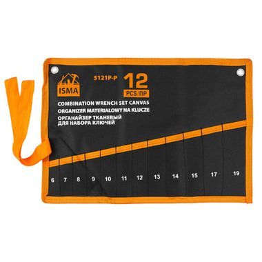 Органайзер тканевый для набора ключей 12пр. ISMA ISMA-5121P-P