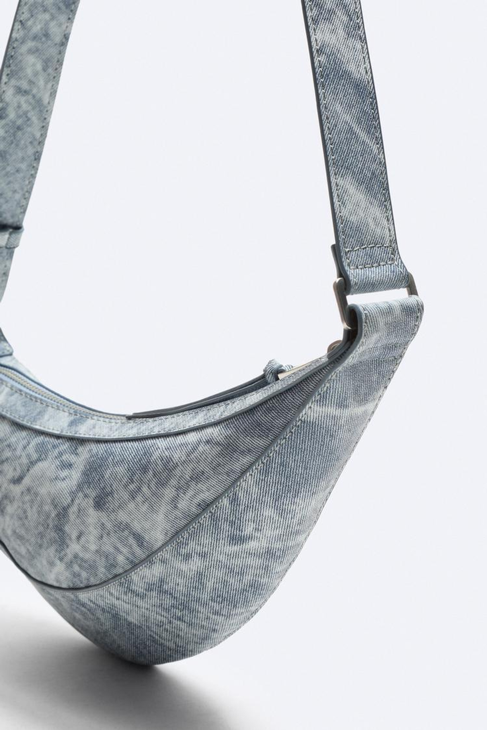 ZARA СУМКА-БУМЕРАНГ МИНИ С ПЛЕЧЕВЫМ РЕМНЕМ, РАЗНОЦВЕТНЫЙ