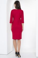 Платье Теплые объятия (вельвет, сангрия) Diolche (Акция)