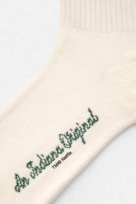 PULL&BEAR Носки с надписью "Stranger Things", зеленый