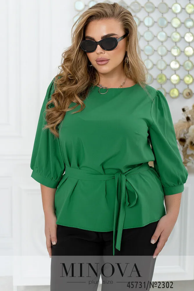 Блуза 2302-зеленый Minova
