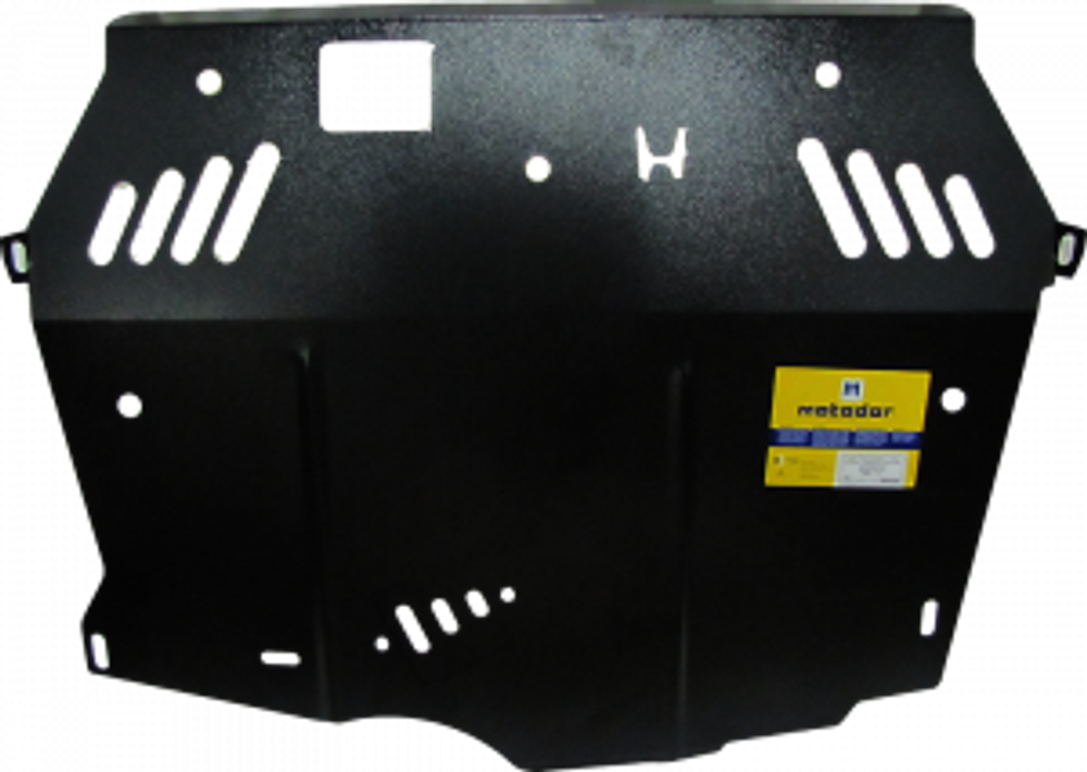 Защита картера Двигателя, КПП. 2 мм, Сталь. для Honda Accord VIII 2008-2012 MOTODOR.00820