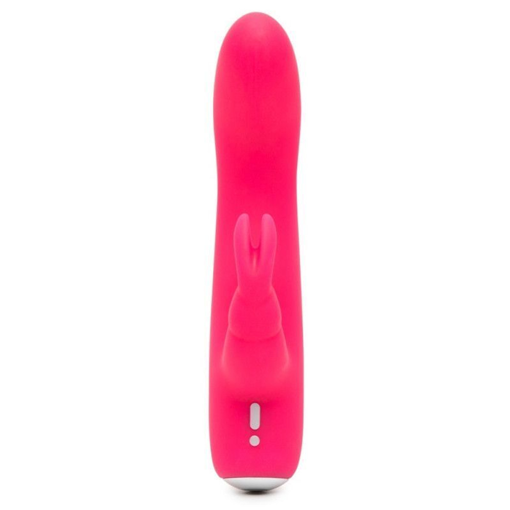 Розовый вибратор-кролик Rechargeable Mini Rabbit Vibrator - 15,2 см. (Цвет: розовый)