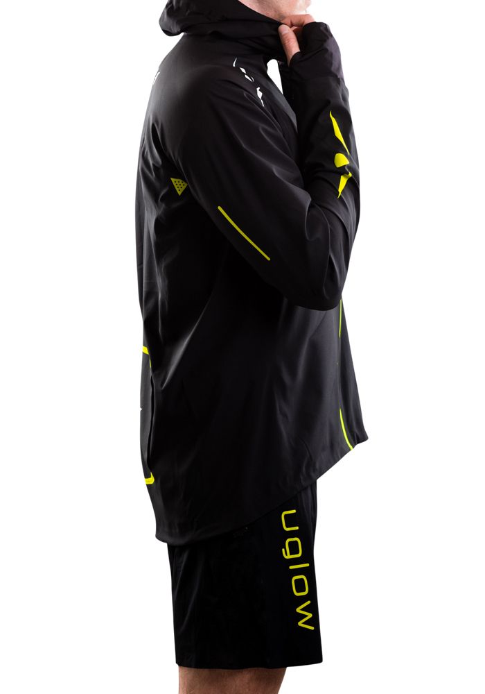 КУРТКА МУЖСКАЯ RAIN JACKET 25K WR / 35K MVP | BLACK YELLOW