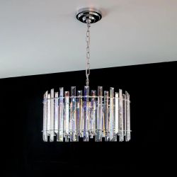 Citilux Ингвар CL334161 Люстра подвесная хрустальная Хром