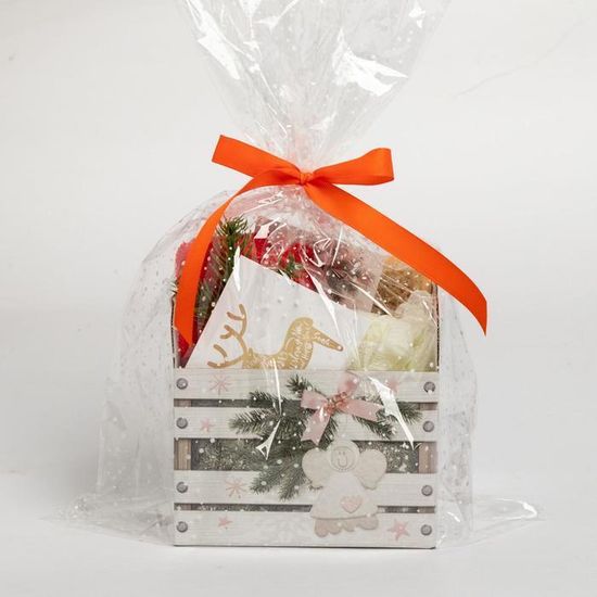 Банный подарочный набор "Счастья в сердце" полотенце и аксессуары , новогодний