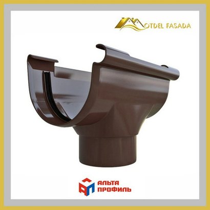 Воронка 82мм Альта-Профиль Элит ПВХ Коричневая