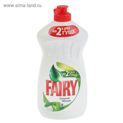 Средство д/мытья посуды Fairy 450мл Зеленое Яблоко