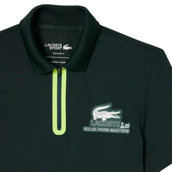 Теннисное поло Lacoste Unisex Rolex Paris Masters Edition Ballboy - sinople green