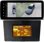 Магнитола для Opel Astra H (перенос БК вниз, черная) - Teyes LUX ONE 360 монитор 12.3" 2K QLED на Android 10, 6Гб+128Гб, CarPlay, 4G SIM-слот, 4 камеры в комплекте