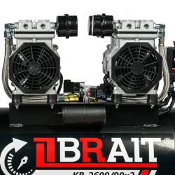 BRAIT КB-2600/90Х2 безмасляный воздушный компрессор 20.01.018.043