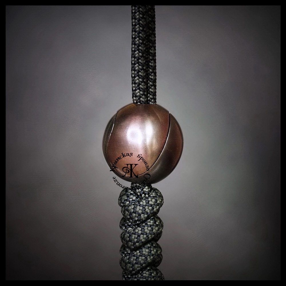 Темлячная бусина "Сфера 2023" для ножей , биметалл