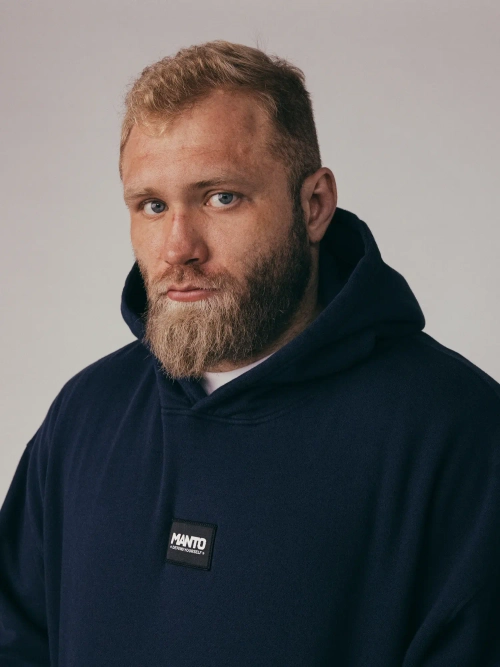 Худи MANTO LABEL 25 OVERSIZE темно-синее