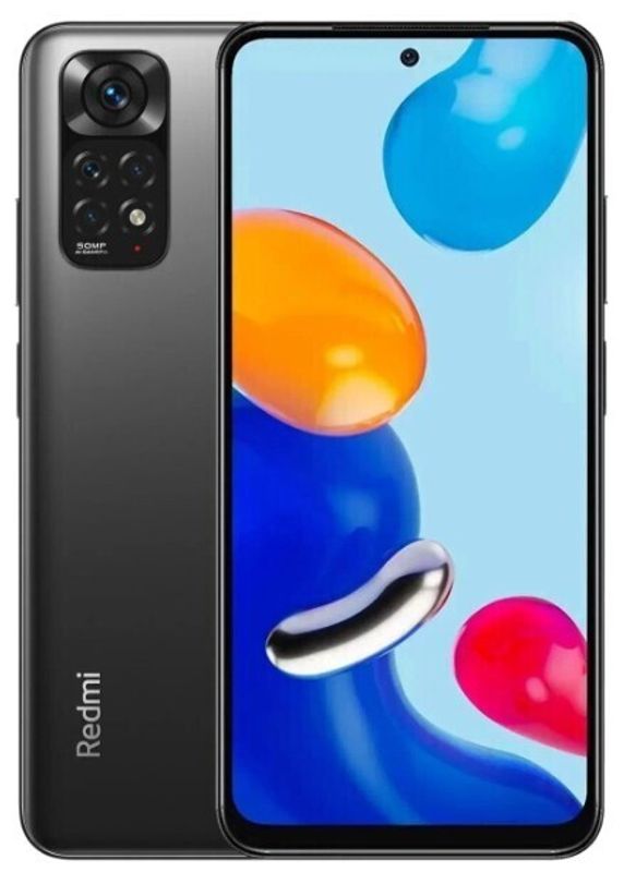 Смартфон Xiaomi Redmi Note 11 NFC 4/128Gb (Graphite Gray) Серый Ростест Оф. Гарантия