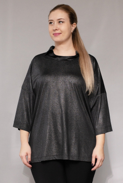 Джемпер женский 3462ЛПА, черный #74Ч033462ЛПА