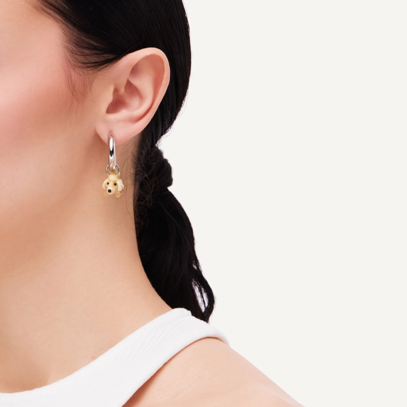 Серьги Мой Любимый Пушистик – Серебро, Собака